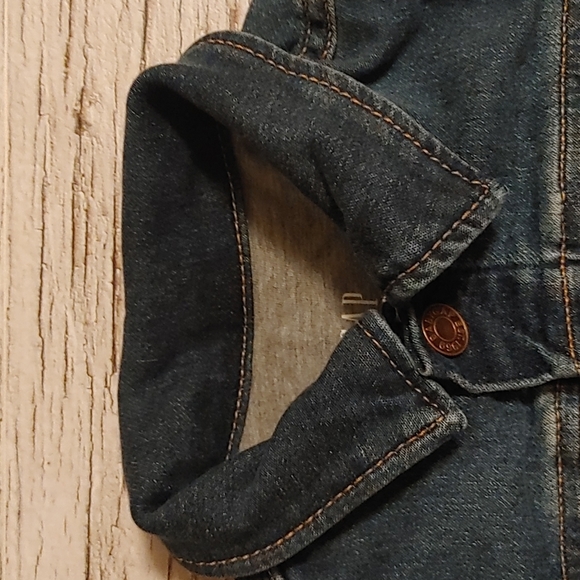 3/$25 BABY GAP Denim cute Jeans Jacket size 18-24 months - Picture 4 of 13